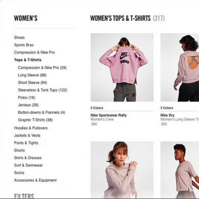 Drupal Singapore Product Category Navigation